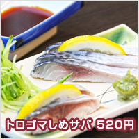 トロゴマ シメサバ　520円